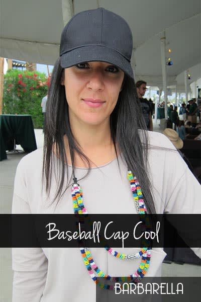 Baseball Cap festival hair